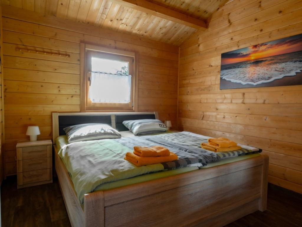 Bedroom with a double bed