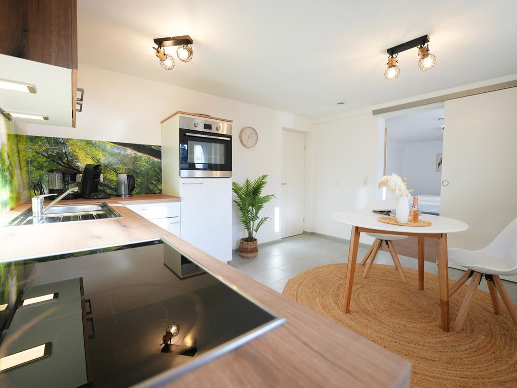 Kitchen with dining table