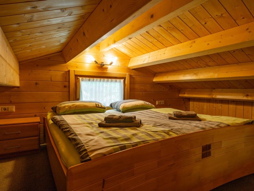 Loft with a double bed