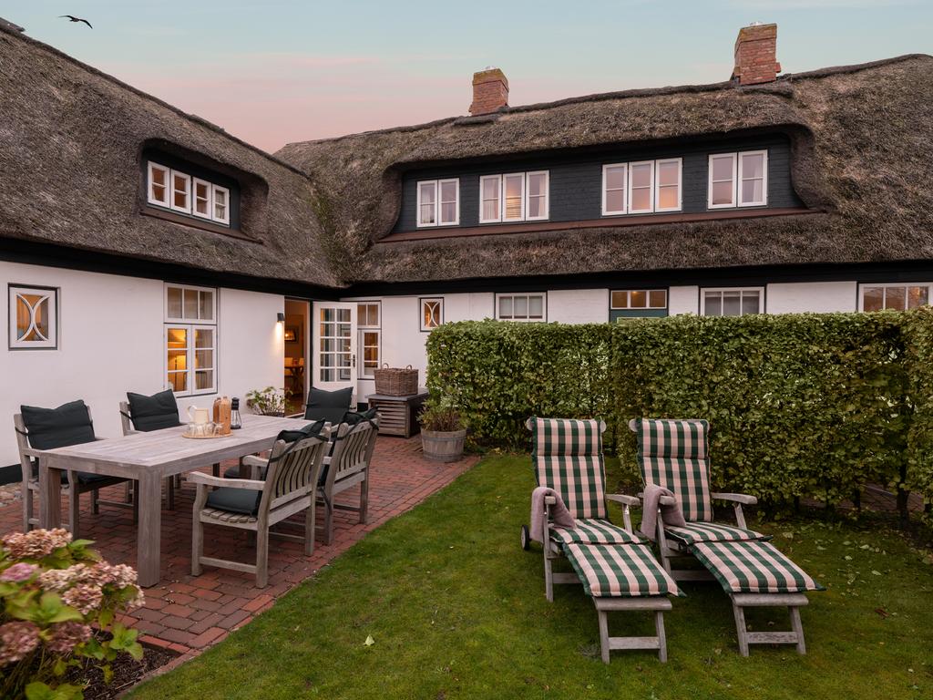 Terrace with garden furniture